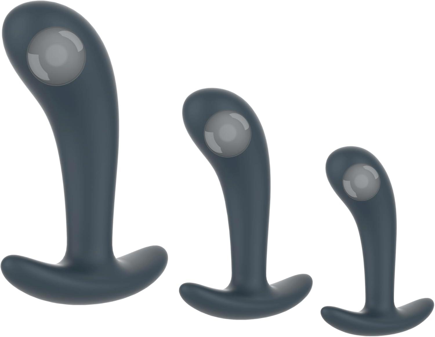 imageBELLESA Weighted Prostate Training Kit Anal Stimulation PSpot Stimulation Anal Training Prostate Training Easy to Clean