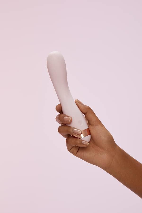 imageBELLESA Aurora SoftTouch GSpot Vibrator GSpot Stimulation Silicone Waterproof USB Rechargeable