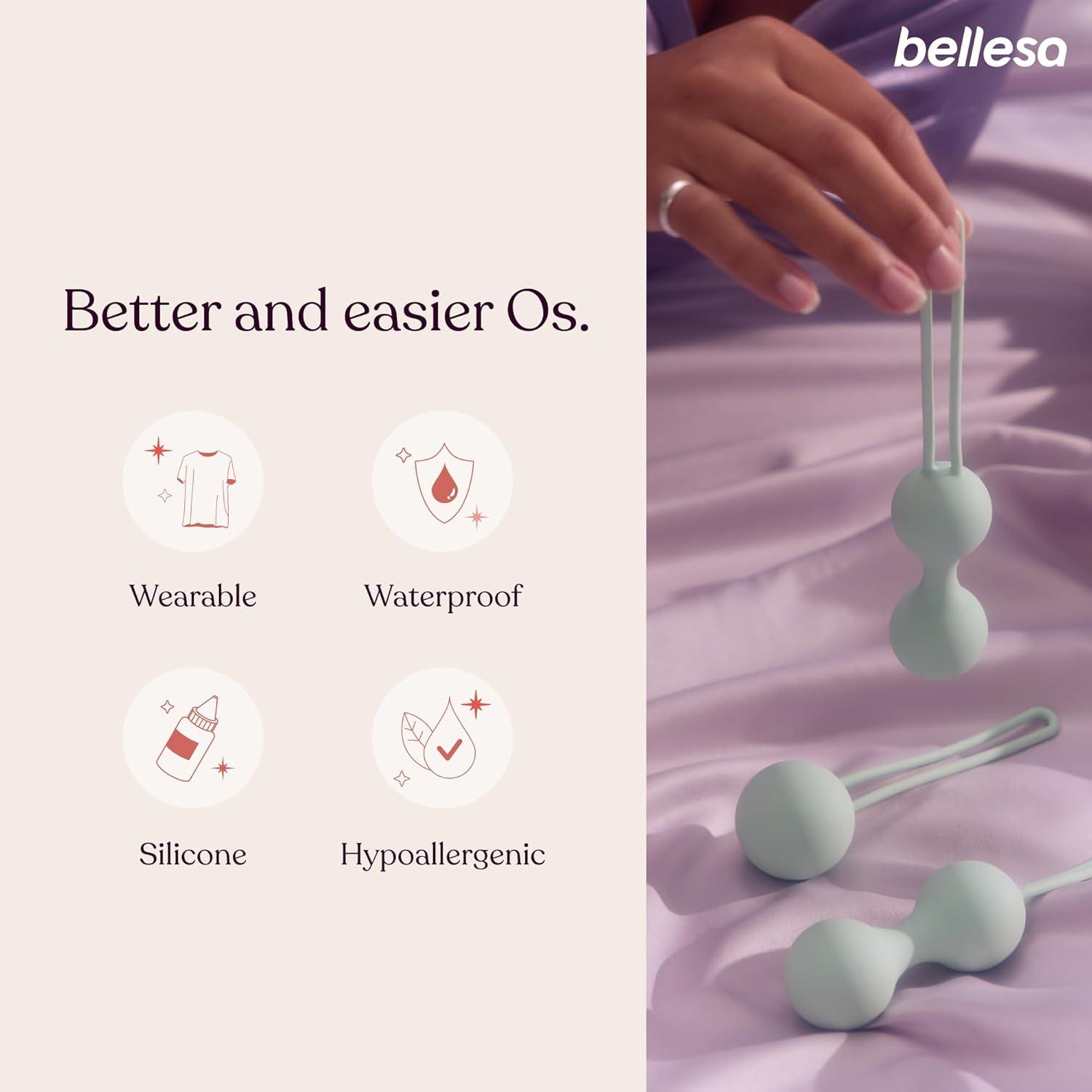 imageBellesa Kegel Balls Pelvic Floor Strength Waterproof MedicalGrade Silicone