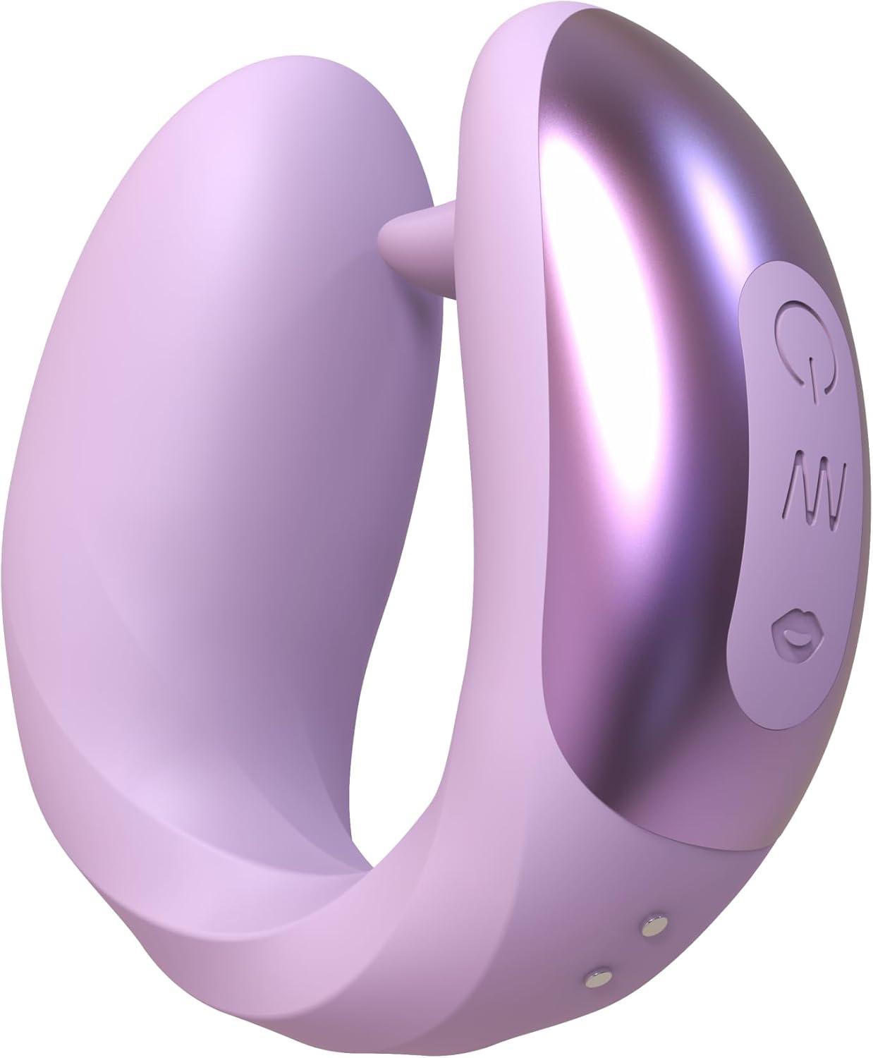 imageBELLESA FlutterVibe GSpot and Clitoral Vibrator Clitoral Stimulation GSpot Stimulation Clitoral Vibrator Flickering Tongue Silicone Waterproof USB Rechargeable