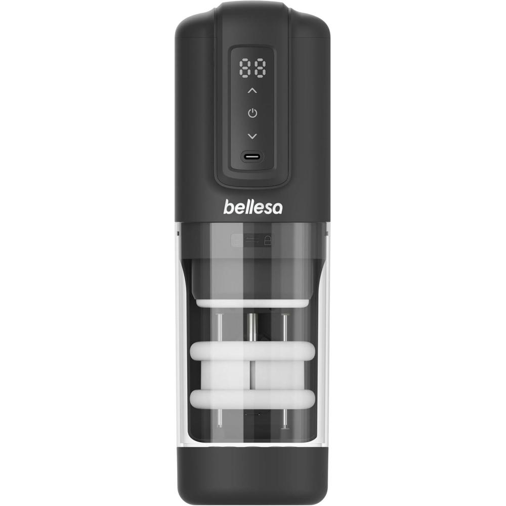 imageBELLESA UltraBlow Mens Masturbator Mens Toy Thrusting and Rotating USB Rechargeable