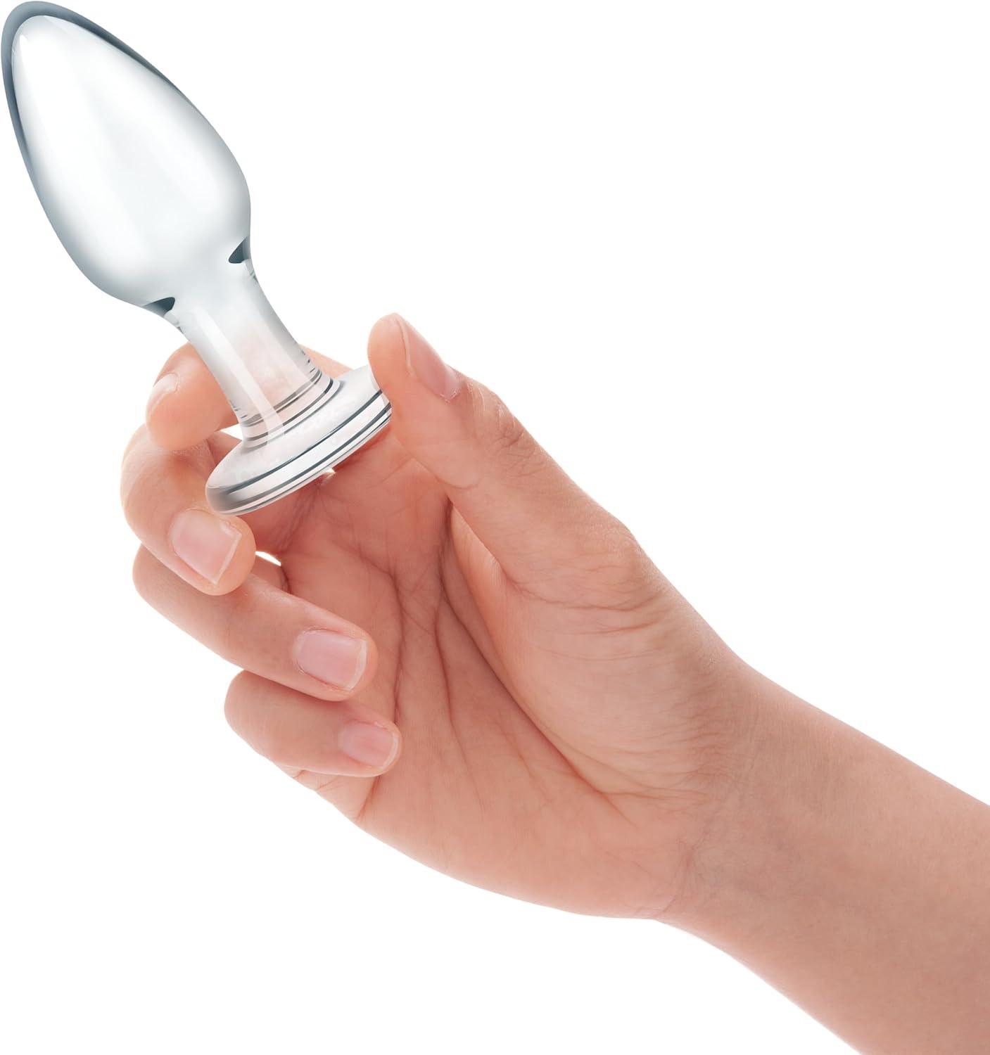 imageBELLESA Glass Plug Anal Stimulation Easy to Clean