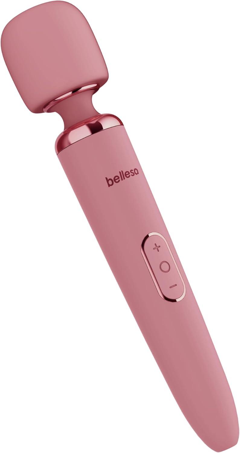 imageBELLESA Luxe Rechargeable Wand Wand Vibrator Clitoral Vibrator Clitoral Stimulation Rechargeable Waterproof