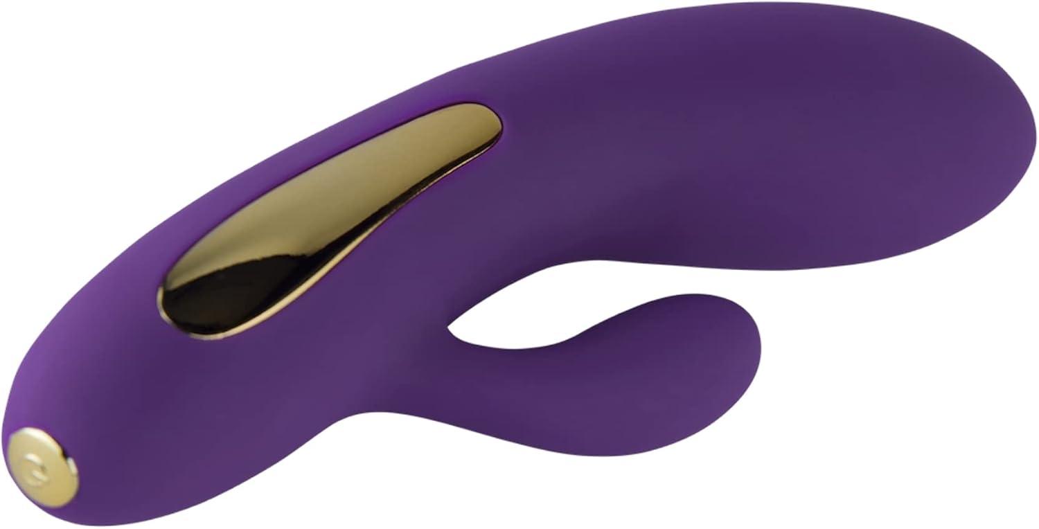 imageBellesa Diosa GSpot Rabbit Vibrator Clitoral and GSpot Stimulation USB Rechargeable Waterproof MedicalGrade Silicone Purple