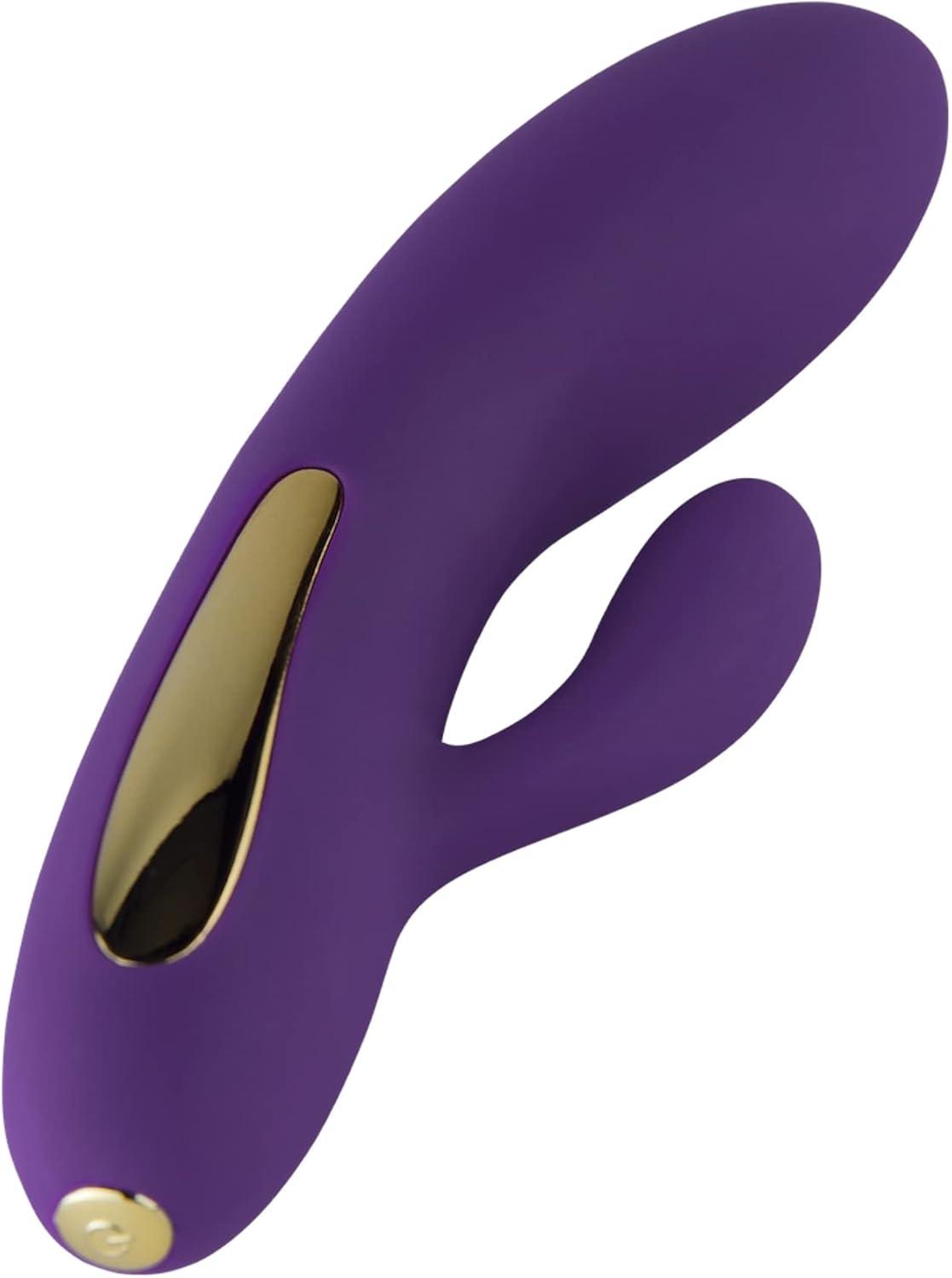 imageBellesa Diosa GSpot Rabbit Vibrator Clitoral and GSpot Stimulation USB Rechargeable Waterproof MedicalGrade Silicone Purple
