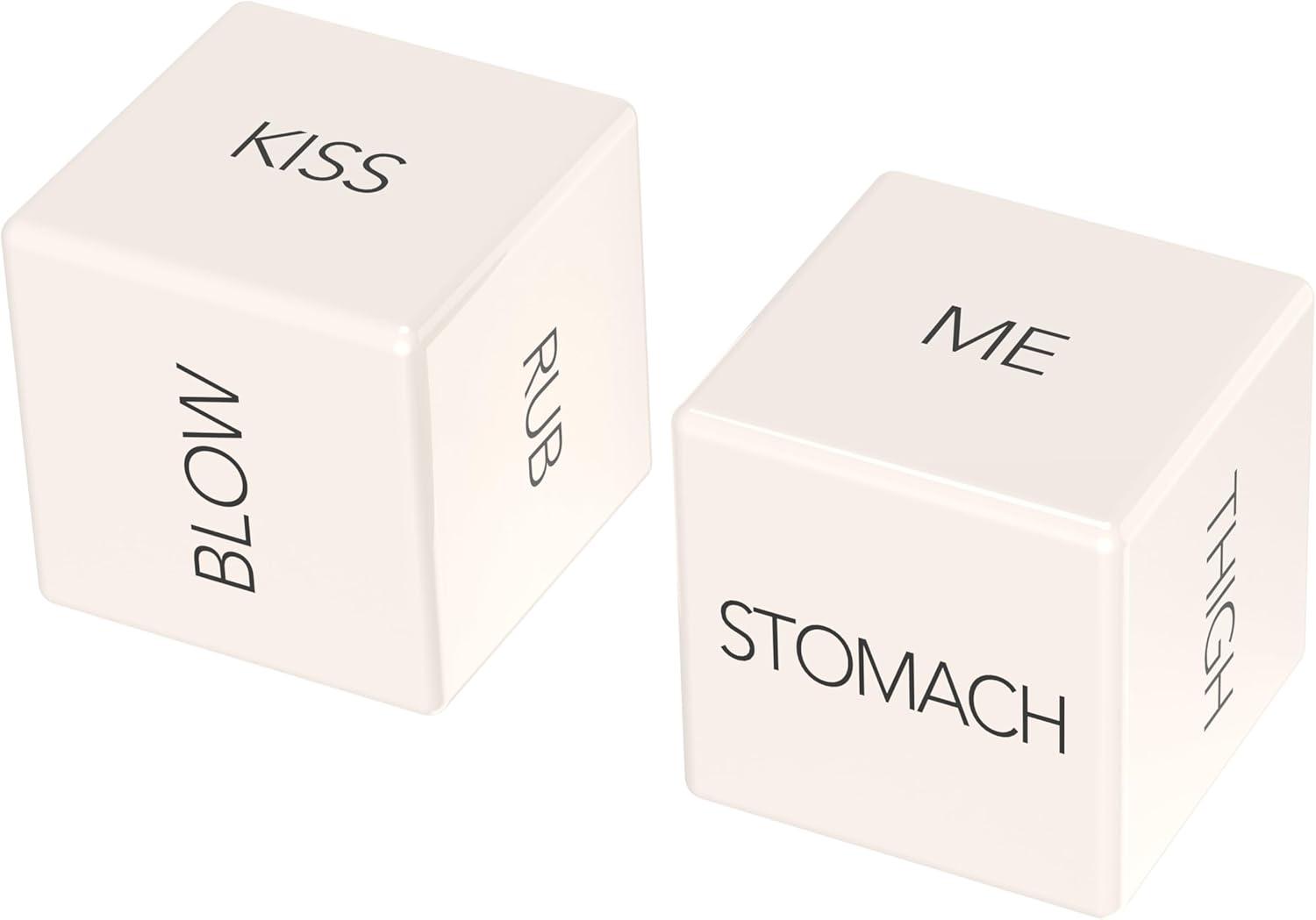 imageBELLESA BB Decision Dice Fun Couples Game for Date Night amp Intimacy Acrylic Action Dice Set for Spontaneous Connection amp Playful Evenings Unique Lifestyle Gift for Partners
