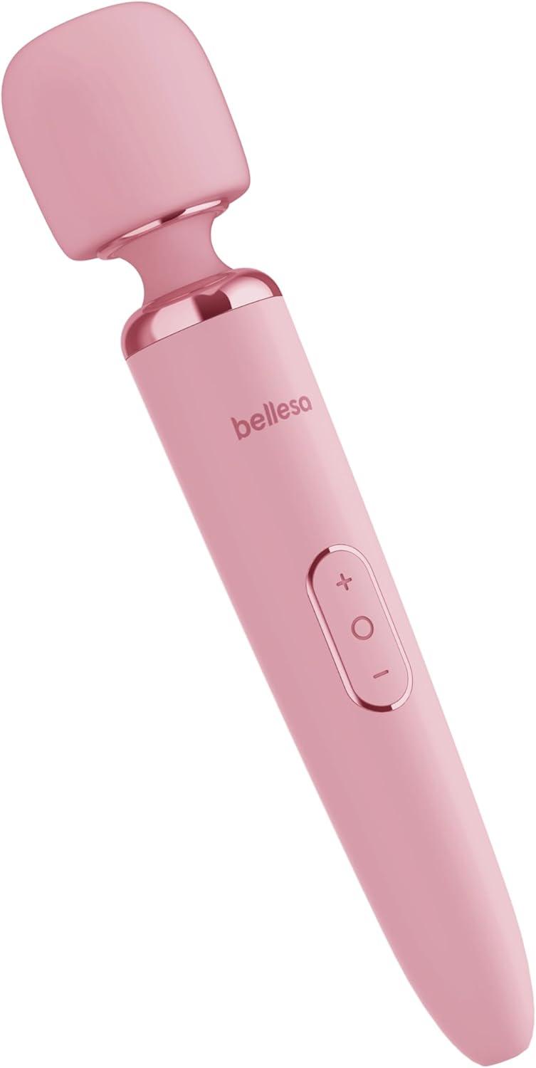 imageBELLESA Luxe Rechargeable Power Wand Wand Vibrator Clitoral Vibrator Clitoral Stimulation Rechargeable