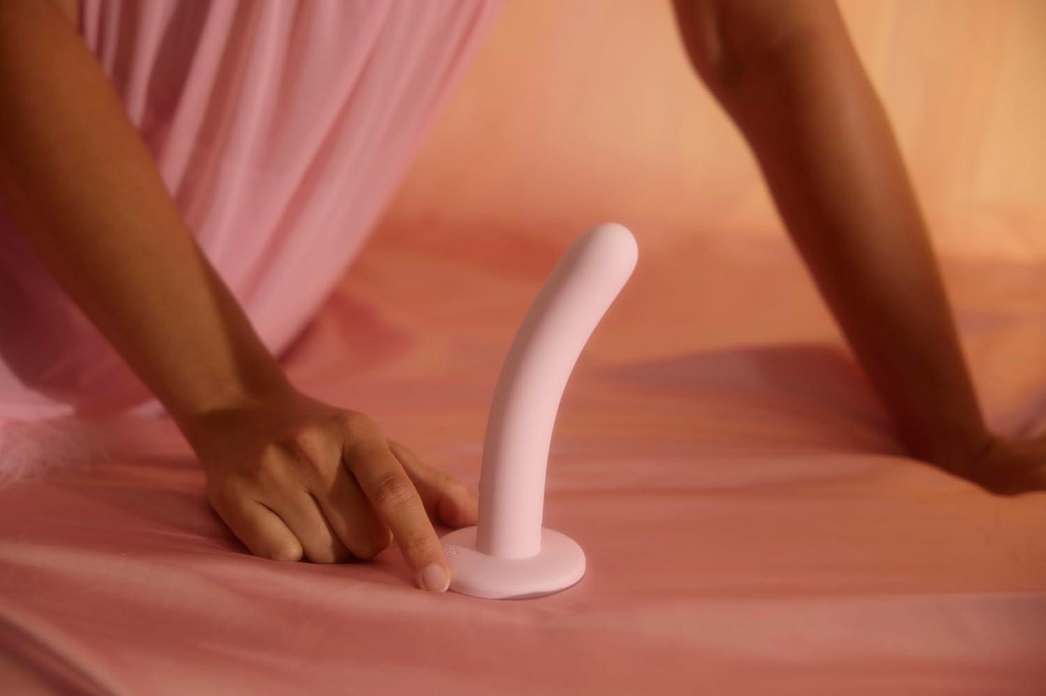 imageBELLESA Vibrating Dildo 7 GSpot Stimulation Vibrating Large Dildo Beginner Friendly Silicone Waterproof