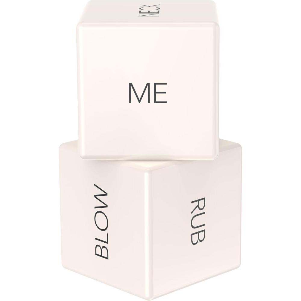 imageBELLESA BB Decision Dice Fun Couples Game for Date Night amp Intimacy Acrylic Action Dice Set for Spontaneous Connection amp Playful Evenings Unique Lifestyle Gift for Partners