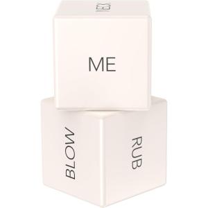 BELLESA BB Decision Dice – Fun Couples Game for Date Night & Intimacy Acrylic Action Dice Set for Spontaneous Connection & Playful Evenings – Unique Lifestyle Gift for Partners