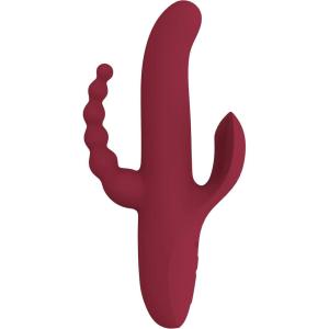 BELLESA DP Rabbit | Clitoral Stimulation | G-Spot Stimulation | Anal Stimulation | Silicone | Waterproof | USB Rechargeable