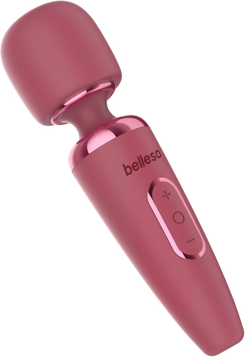 imageBELLESA Luxe Mini Wand Wand Vibrator Clitoral Vibrator Clitoral Stimulation Waterproof Rechargeable