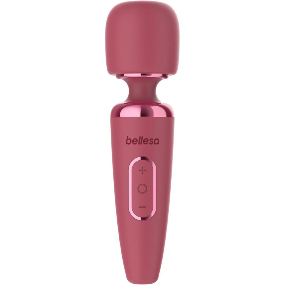 imageBELLESA Luxe Mini Wand  Wand Vibrator  Clitoral Vibrator  Clitoral Stimulation  Waterproof  Rechargeable